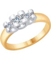 Золотое кольцо SOKOLOV 1011671_s с бриллиантами