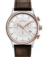 Мужские швейцарские наручные часы Claude Bernard 10217-357RAIR с хронографом