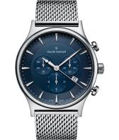 Мужские швейцарские наручные часы Claude Bernard 10217-3MBUIN1 с хронографом