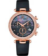 Женские швейцарские наручные часы Claude Bernard 10230-37RNANR с хронографом