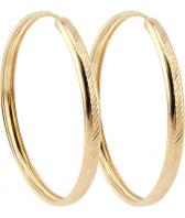 Золотые серьги кольца конго SOKOLOV 140093_s