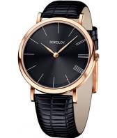 Женские российские золотые наручные часы SOKOLOV 204.01.00.000.04.01.2