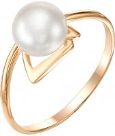 Золотое кольцо De Fleur 21013A1 с жемчугом