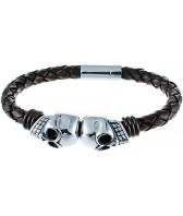 Мужской кожаный браслет Element47 by JV 232-0118-B