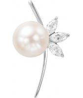 Серебряный кулон De Fleur 29061S1 c жемчугом, фианитом