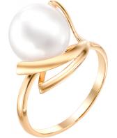 Золотое кольцо De Fleur 31370A1 с жемчугом