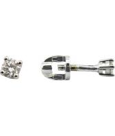 Серьги-пусеты (гвоздики) из белого золота Vesna 4039-251-00-00 с бриллиантами