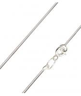 Серебряная цепочка на шею Национальное Достояние 50R09-017035-nd с плетением снейк