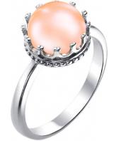 Серебряное кольцо корона De Fleur 51534S3 с жемчугом