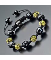 Жесткий браслет из бусин Rico La Cara 5163-rlc с агатами, фианитами