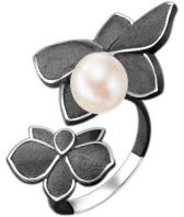 Серебряное кольцо De Fleur 51805S1B с жемчугом
