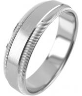 Серебряное обручальное кольцо Graf Кольцов 58/s