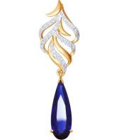 Золотой кулон SOKOLOV 6032009_s c корундом, бриллиантами