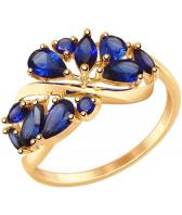 Золотое кольцо SOKOLOV 714843_s с корундами