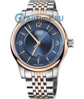 Мужские швейцарские механические наручные часы Oris 733-7594-43-35MB