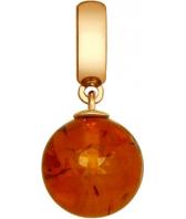 Серебряный кулон SOKOLOV 83030009_s c янтарем