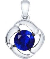 Серебряный кулон SOKOLOV 88030013_s c корундами