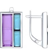 Серебряные серьги SOKOLOV 92021534_s с наноситалами