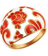 Серебряное кольцо SOKOLOV 93010310_s с эмалью