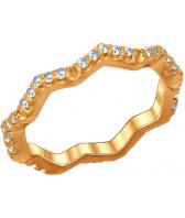 Серебряное кольцо SOKOLOV 93010427_s с фианитами