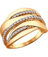 Серебряное кольцо SOKOLOV 93010537_s с фианитами