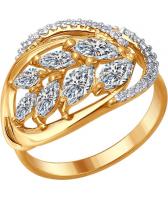 Серебряное кольцо SOKOLOV 93010662_s с фианитами