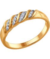 Серебряное кольцо SOKOLOV 93010671_s с фианитами