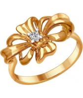 Серебряное кольцо SOKOLOV 93010676_s с фианитом