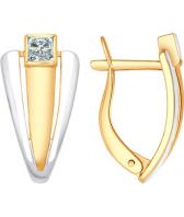 Серебряные серьги SOKOLOV 93020692_s с фианитами