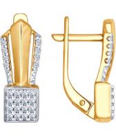 Серебряные серьги SOKOLOV 93020714_s с фианитами