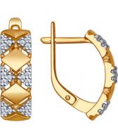 Серебряные серьги SOKOLOV 93020748_s с фианитами