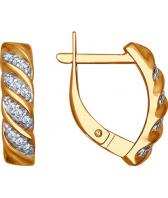 Серебряные серьги SOKOLOV 93020762_s с фианитами