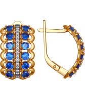 Серебряные серьги SOKOLOV 93020766_s с фианитами