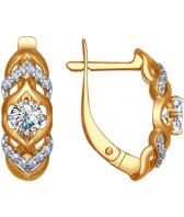 Серебряные серьги SOKOLOV 93020778_s с фианитами