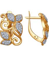 Серебряные серьги SOKOLOV 93020786_s