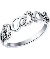 Серебряное кольцо SOKOLOV 94010600_s с фианитами