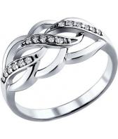 Серебряное кольцо SOKOLOV 94010717_s с фианитами