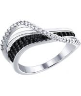 Серебряное кольцо SOKOLOV 94010797_s с фианитом