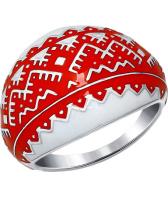 Серебряное кольцо SOKOLOV 94011168_s с эмалью