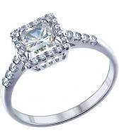 Серебряное кольцо SOKOLOV 94011244_s с фианитами