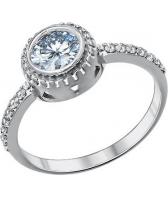 Серебряное кольцо SOKOLOV 94011268_s с фианитами