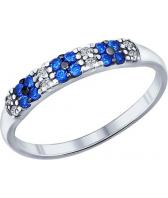 Серебряное кольцо SOKOLOV 94011719_s с фианитами