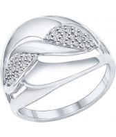 Серебряное кольцо SOKOLOV 94011894_s с фианитами