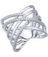 Серебряное кольцо SOKOLOV 94012042_s с фианитами