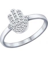 Серебряное кольцо SOKOLOV 94012048_s с фианитами