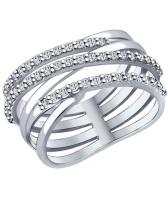 Серебряное кольцо SOKOLOV 94012050_s с фианитом