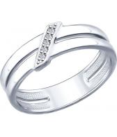 Серебряное кольцо SOKOLOV 94012053_s с фианитами