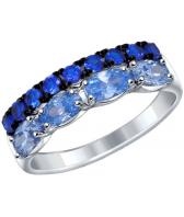 Серебряное кольцо SOKOLOV 94012086_s с фианитами