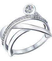 Серебряное кольцо SOKOLOV 94012094_s с фианитами