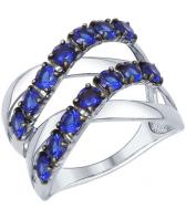 Серебряное кольцо SOKOLOV 94012105_s с фианитами